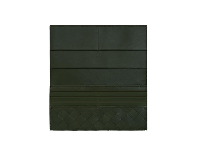 Bottega Veneta Bottega Veneta Intrecciato Long Wallet With Coin Purse In Calfskin With Silver Finish Hardware Ten Card Slots Camping - view 2