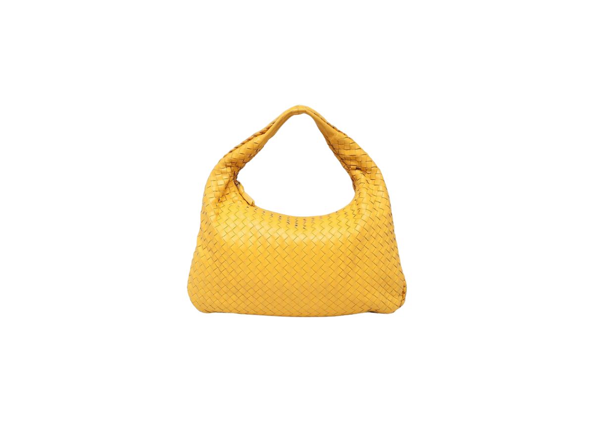 Bottega Veneta Bottega Veneta Intrecciato Medium Veneta Hobo Bag In Woven Nappa Leather Yellow