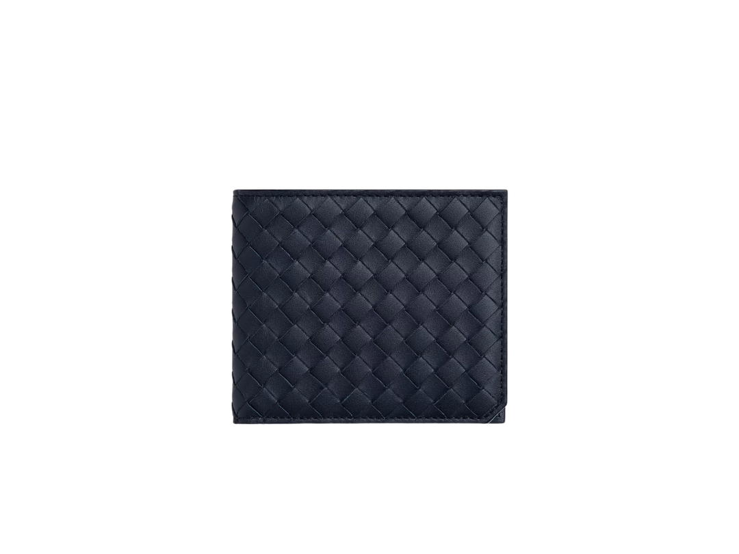 Bottega Veneta Bottega Veneta Intrecciato Piccolo Bi-Fold Wallet With Coin Purse In Calfskin Leather Space (2024)