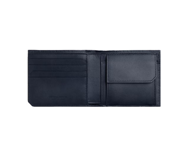 Bottega Veneta Bottega Veneta Intrecciato Piccolo Bi-Fold Wallet With Coin Purse In Calfskin Leather Space (2024) - view 2