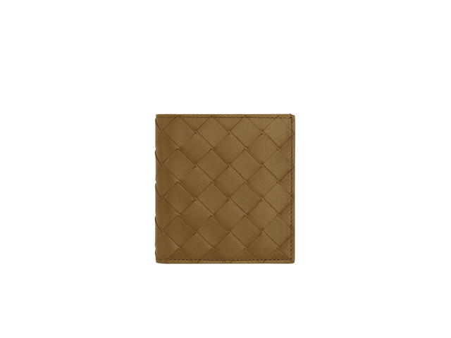 Bottega Veneta Bottega Veneta Intrecciato Slim Bi-Fold Wallet In Calfskin Leather Acorn - view 1