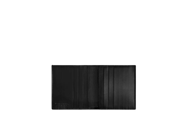 Bottega Veneta Bottega Veneta Intrecciato Slim Bi-Fold Wallet In Calfskin Leather Black - view 2