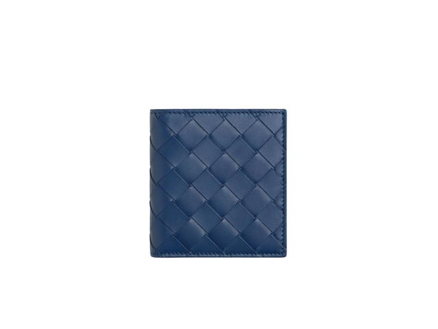 Bottega Veneta Bottega Veneta Intrecciato Slim Bi-Fold Wallet In Calfskin Leather Cruise - view 1