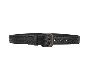 Buy Bottega Veneta Intrecciato Weave Belt Black 35 MM at Sasom – Authentic and Ready to Ship