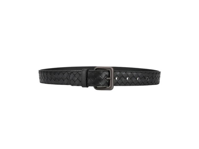 Bottega Veneta Bottega Veneta Intrecciato Weave Belt Black 35 MM - view 1