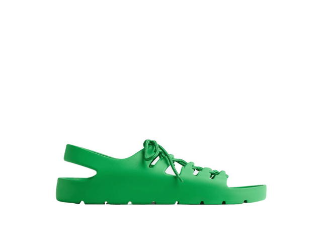 Bottega Veneta Bottega Veneta Jelly Lace Up Sandal Green - view 1