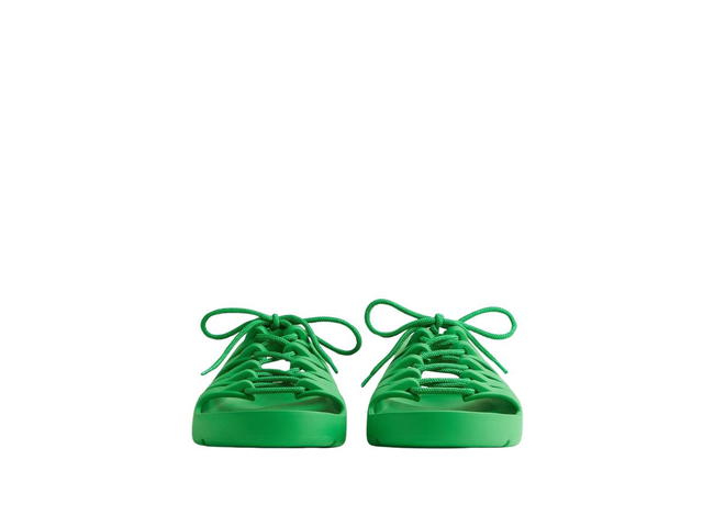 Bottega Veneta Bottega Veneta Jelly Lace Up Sandal Green - view 2