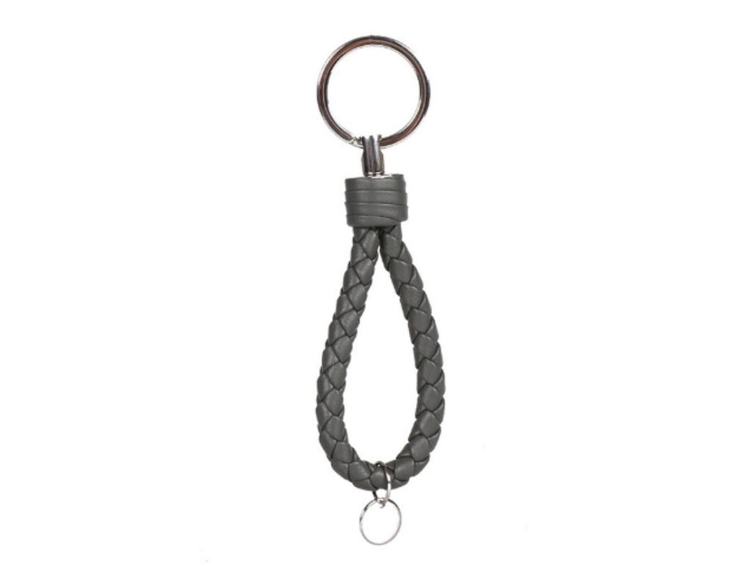 Bottega Veneta Bottega Veneta Key Ring Light Grey
