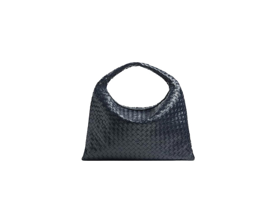 Bottega Veneta Bottega Veneta Large Hop In Calfskin Leather With Brass Finish Hardware Space