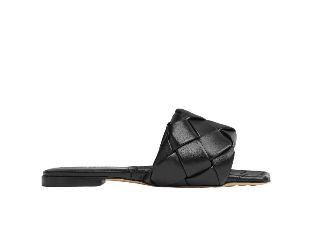 Bottega Veneta Bottega Veneta Lido Flat Sandal Black