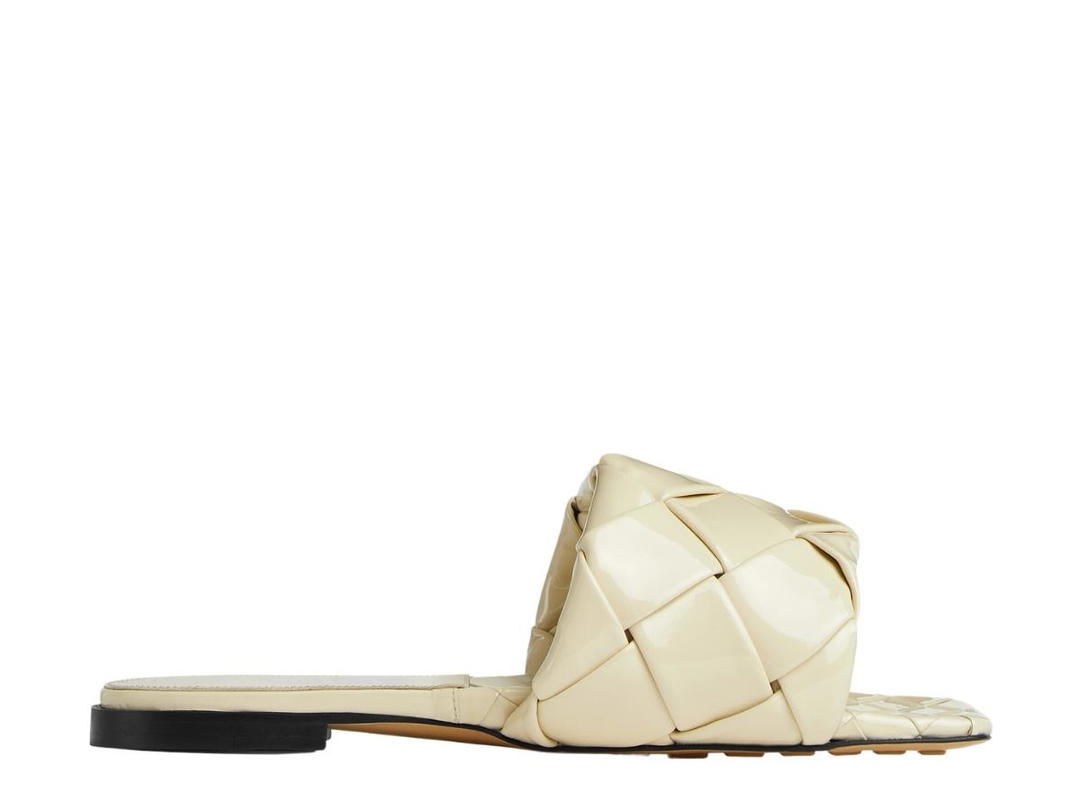 Bottega Veneta Bottega Veneta Lido Flat Sandal In Lambskin Leather Butter