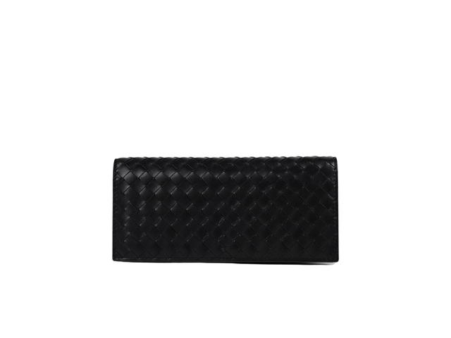 Bottega Veneta Bottega Veneta Long Fold Wallet Black - view 1