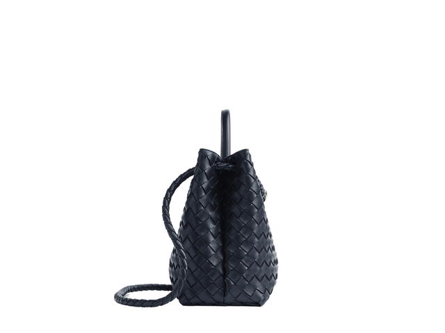 Bottega Veneta Bottega Veneta Medium Andiamo In Lambskin With Vintage Silver Finish Hardware Space - view 2