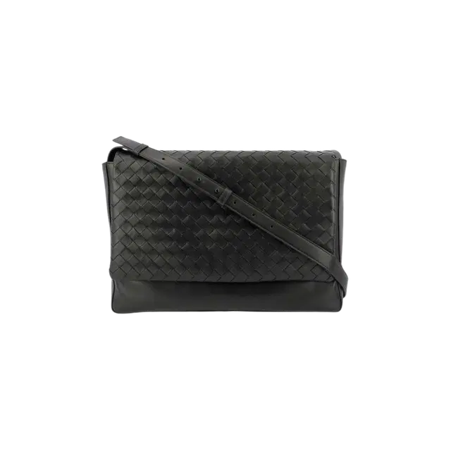 Bottega Veneta Bottega Veneta Messenger Shoulder Bag Black - view 2