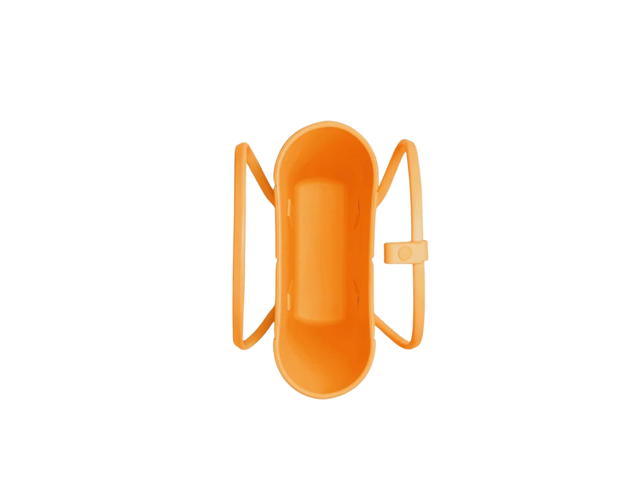 Bottega Veneta Bottega Veneta Mini Arco In Rubber Tangerine - view 2