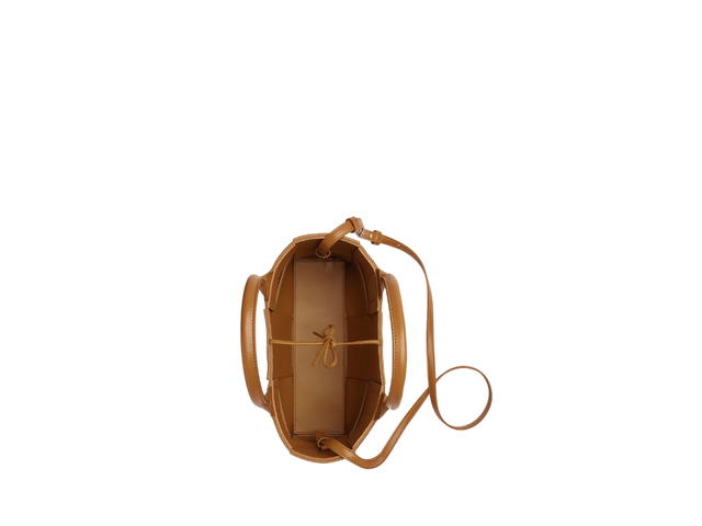 Bottega Veneta Bottega Veneta Mini Arco Tote Bag In Lambskin With Gold Finish Hardware Camel - view 3