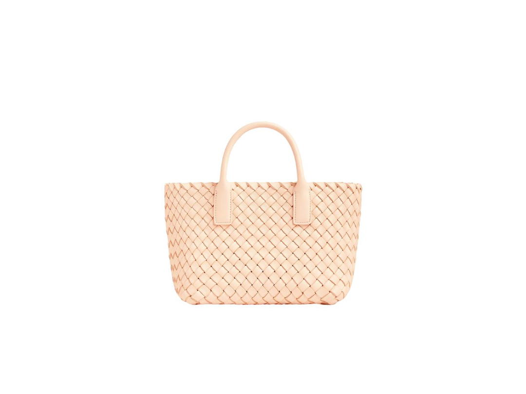 Bottega Veneta Bottega Veneta Mini Cabat In Supple Lambskin Leather With Gold Finish Hardware Macaroon