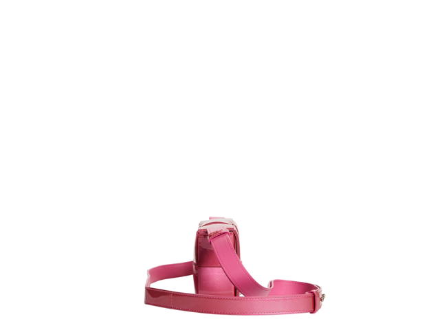 Bottega Veneta Bottega Veneta Mini Cassette Crossbody Bag In Intrecciato Metallic Leather Pink - view 2