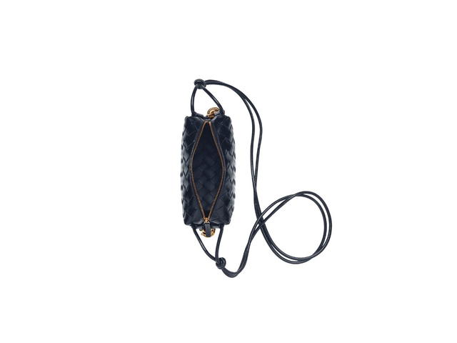 Bottega Veneta Bottega Veneta Mini Loop Camera Bag In Patent Calfskin Leather With Brass Finish Hardware Space - view 3