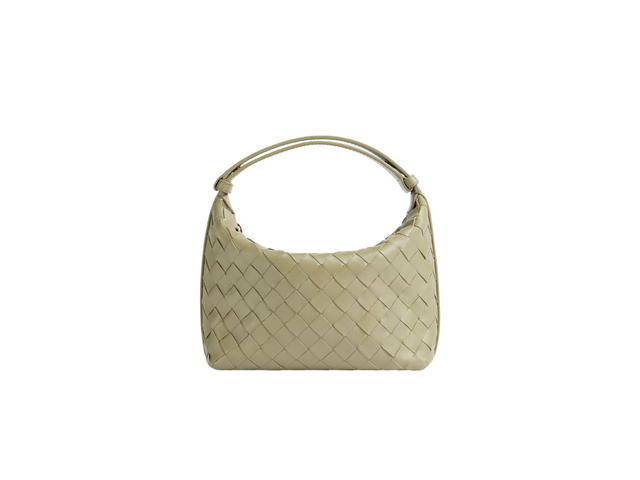 Bottega Veneta Bottega Veneta Mini Wallace In Soft Calfskin Leather With Gold Finish Hardware Travertine - view 1