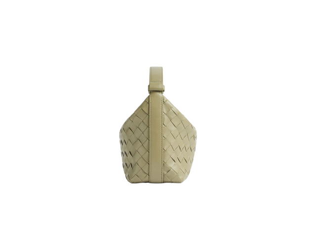 Bottega Veneta Bottega Veneta Mini Wallace In Soft Calfskin Leather With Gold Finish Hardware Travertine - view 3