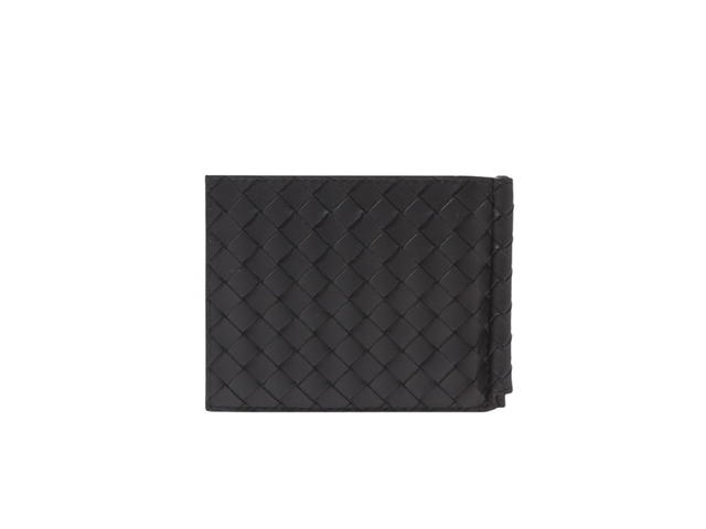 Bottega Veneta Bottega Veneta Money Clip Bi-Fold Wallet Black - view 2