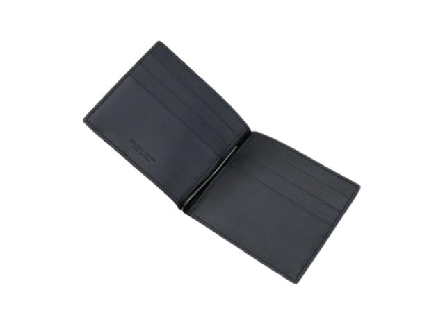 Bottega Veneta Bottega Veneta Money Clip Bi-Fold Wallet Black - view 3