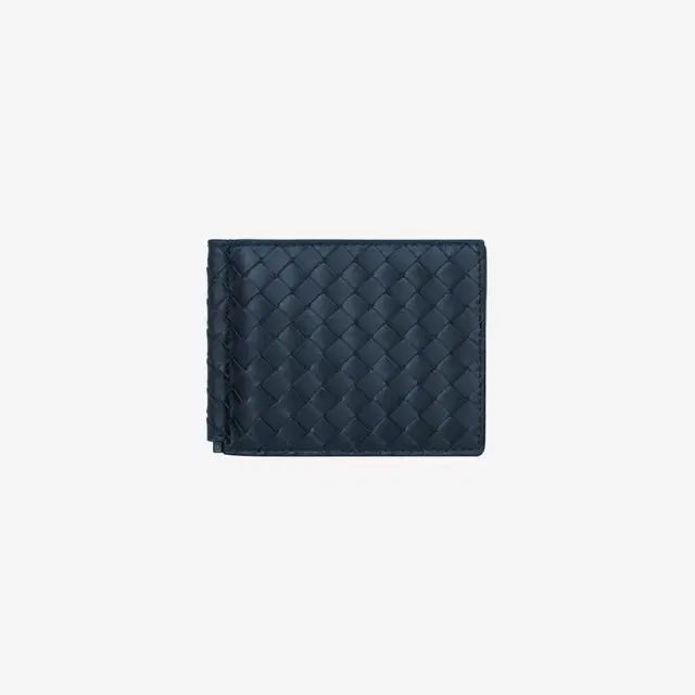 Bottega Veneta Bottega Veneta Money Clip Bi-Fold Wallet Navy - view 2