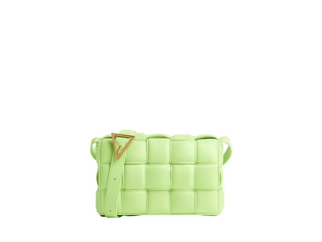 Bottega Veneta Bottega Veneta Padded Cassette In Lambskin Leather With Gold Finish Hardware Fennel - view 1