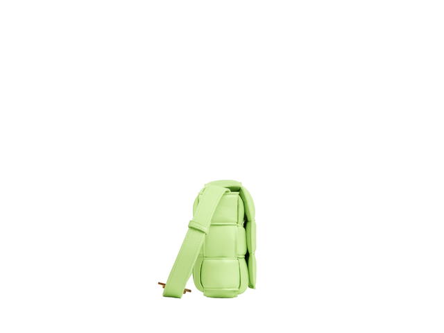 Bottega Veneta Bottega Veneta Padded Cassette In Lambskin Leather With Gold Finish Hardware Fennel - view 2
