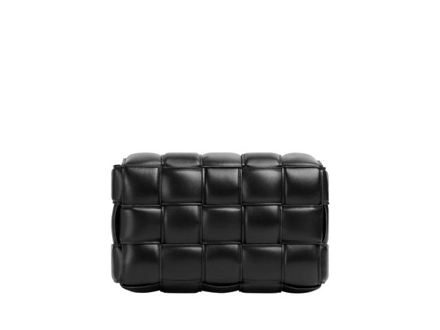 Bottega Veneta Bottega Veneta Padded Cassette In Soft Lambskin Leather With Gold Finish Hardware Nero - view 2