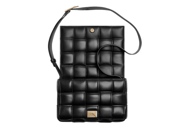 Bottega Veneta Bottega Veneta Padded Cassette In Soft Lambskin Leather With Gold Finish Hardware Nero - view 3