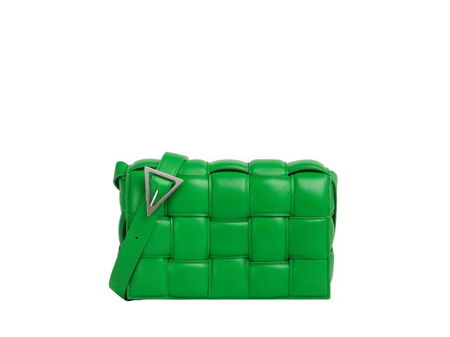 Bottega Veneta Bottega Veneta Padded Cassette In Soft Lambskin Leather With Gold Finish Hardware Parakeet - view 1
