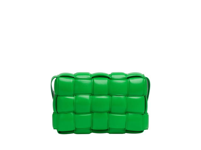 Bottega Veneta Bottega Veneta Padded Cassette In Soft Lambskin Leather With Gold Finish Hardware Parakeet - view 2
