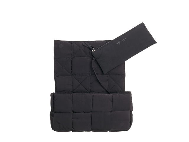 Bottega Veneta Bottega Veneta Padded Tech Cassette In Nylon Polyamide With Silver Finish Hardware Black - view 3