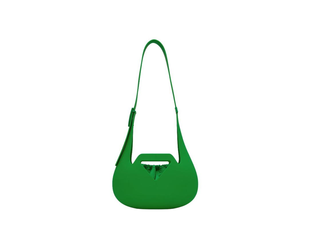 Bottega Veneta Bottega Veneta Recyclable Rubber Punch Shoulder Bag Green