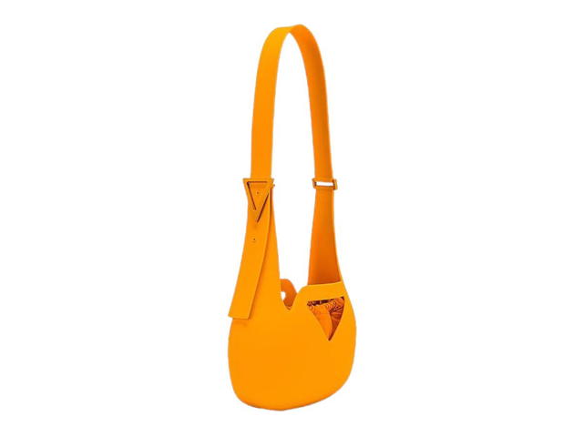 Bottega Veneta Bottega Veneta Recyclable Rubber Punch Shoulder Bag Tangerine - view 2