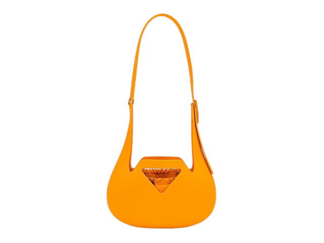 Bottega Veneta Bottega Veneta Recyclable Rubber Punch Shoulder Bag Tangerine - view 3