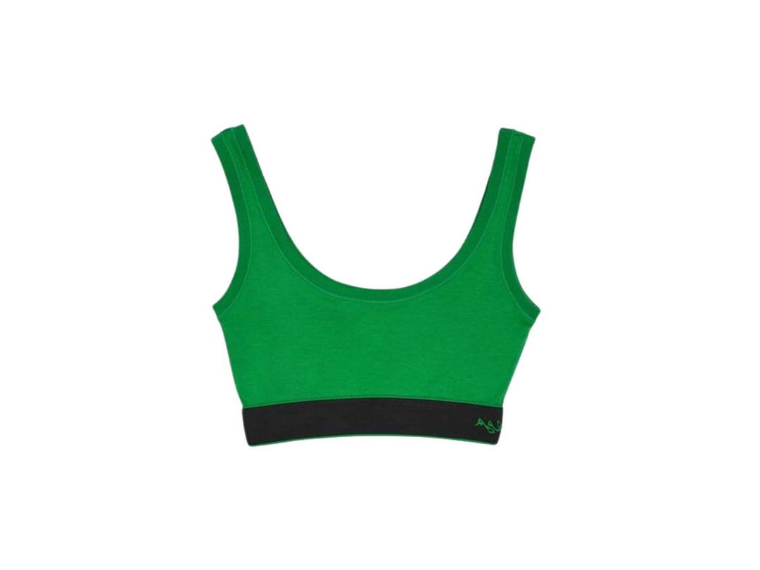 Bottega Veneta Bottega Veneta Ribbed Knit Bra Parrot