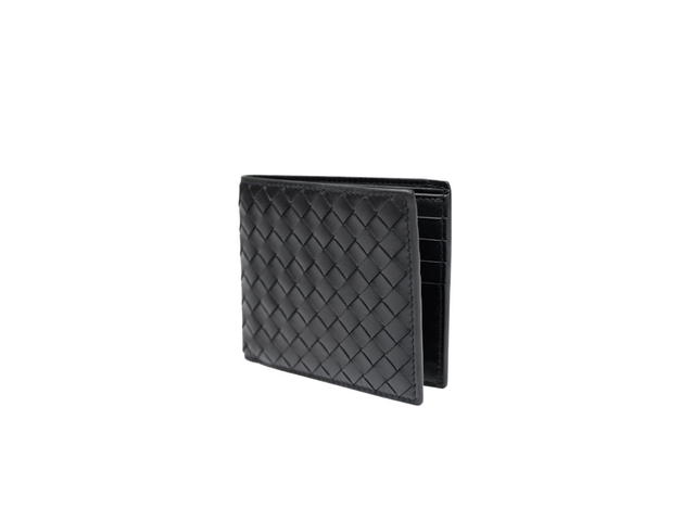 Bottega Veneta Bottega Veneta Intrecciato Bi-Fold Wallet In Calfskin With 8 Card Slots Nero - view 2