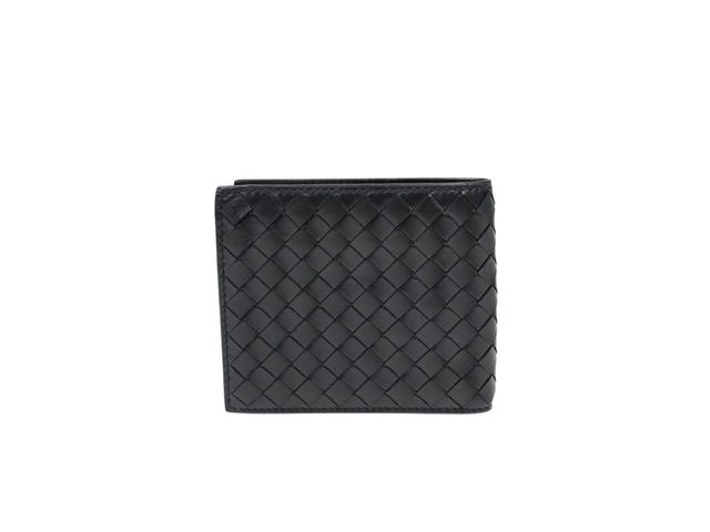 Bottega Veneta Bottega Veneta Intrecciato Bi-Fold Wallet In Calfskin With 8 Card Slots Nero - view 3