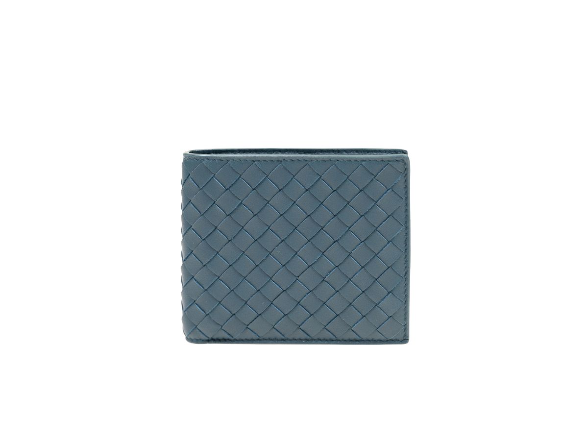 Bottega Veneta Bottega Veneta Short 8 Cards Wallet Blue