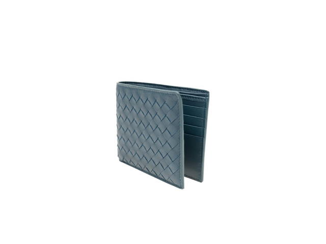 Bottega Veneta Bottega Veneta Short 8 Cards Wallet Blue - view 2