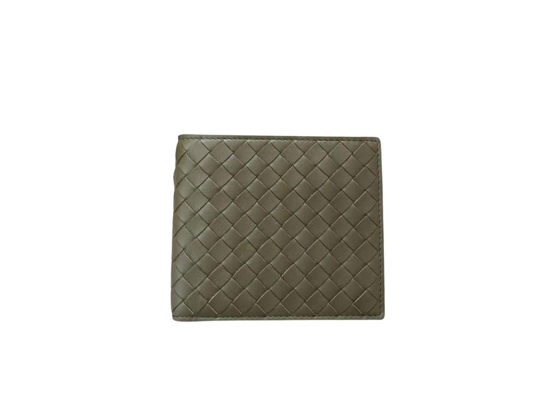 Bottega Veneta Bottega Veneta Short 8 Cards Wallet Dark Green (Mud)