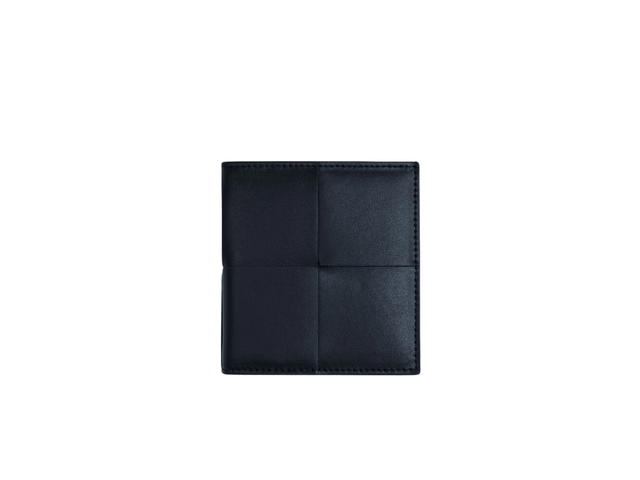 Bottega Veneta Bottega Veneta Slim Intrecciato Bi-Fold Wallet In Calfskin Space - view 1