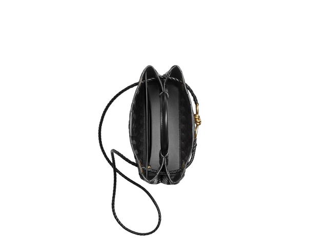 Bottega Veneta Bottega Veneta Small Andiamo In Lambskin With Brass Finish Hardware Black - view 2