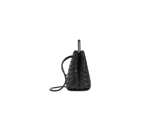 Bottega Veneta Bottega Veneta Small Andiamo In Lambskin With Brass Finish Hardware Black - view 3