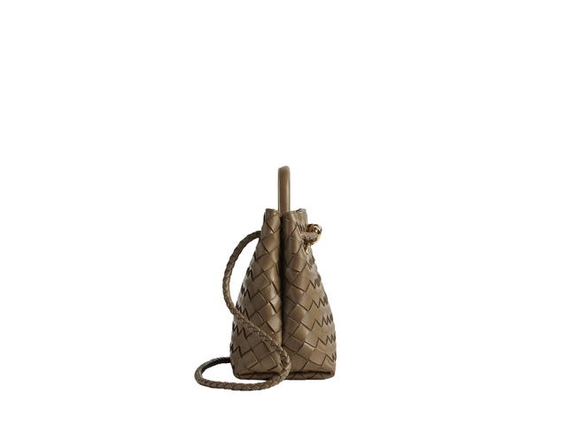 Bottega Veneta Bottega Veneta Small Andiamo In Lambskin With Brass Finish Hardware Pinecone - view 2