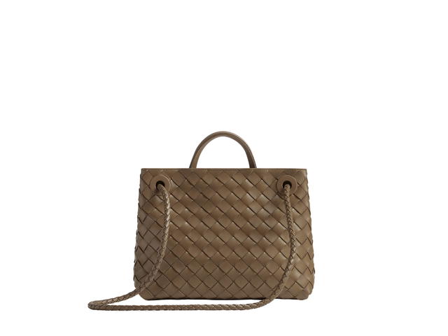 Bottega Veneta Bottega Veneta Small Andiamo In Lambskin With Brass Finish Hardware Pinecone - view 3