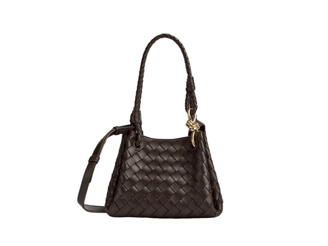 Bottega Veneta Bottega Veneta Small Parachute In Lambskin With Brass Finish Hardware Fondant - view 1